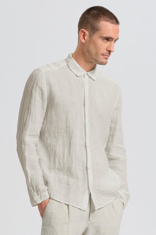 Camicia loose- fit in tela leggera di lino | 1017.CFUTRCV310.U02