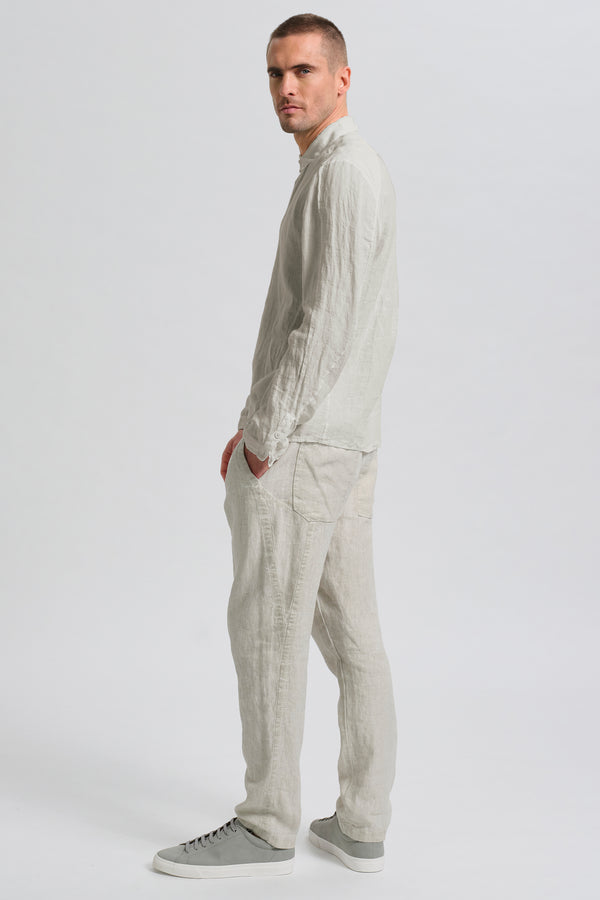 Camicia loose- fit in tela leggera di lino | 1017.CFUTRCV310.U02