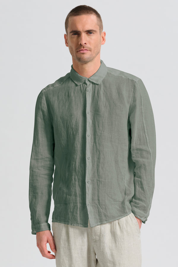 Camicia loose- fit in tela leggera di lino | 1017.CFUTRCV310.U13