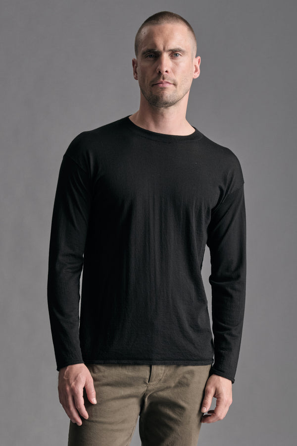 Maglia girocollo loose-fit in lana vergine | 1019.CFUTRE11462.U10