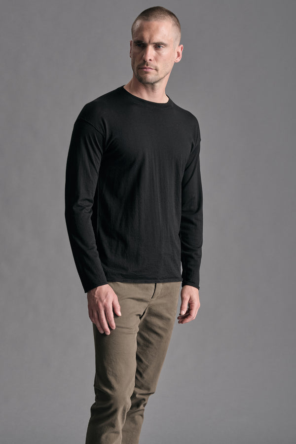 Maglia girocollo loose-fit in lana vergine | 1019.CFUTRE11462.U10
