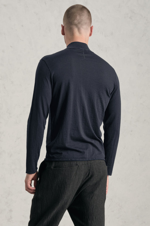 Virgin wool regular-fit mock turtleneck knit | 1019.CFUTRE11463.U05