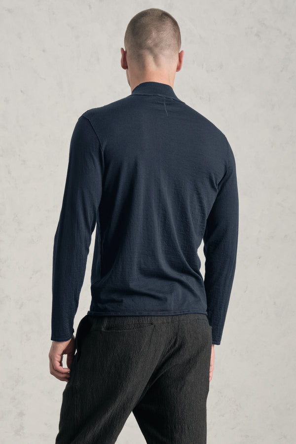 Virgin wool regular-fit mock turtleneck knit | 1019.CFUTRE11463.U05