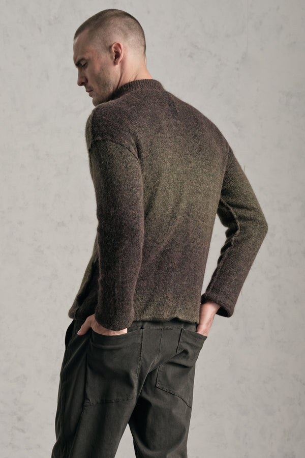 Plattierte Jacke im Regular Fit mit Space-Dye-Garn aus Woll-Alpaka-Mix mit Futter aus Baumwolljersey | 1019.CFUTRE19541.U309