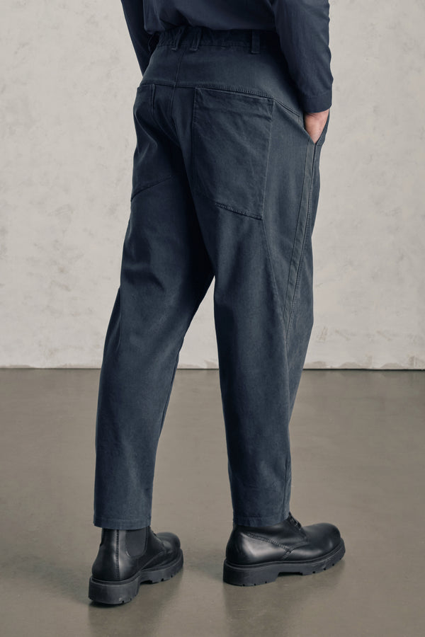 Pantalone tobi loose-fit in tencell e modal stretch smerigliato | 1019.CFUTREB111.U05