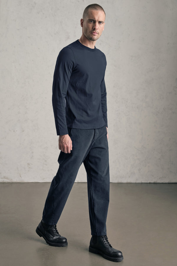 Pantalone tobi loose-fit in tencell e modal stretch smerigliato | 1019.CFUTREB111.U05