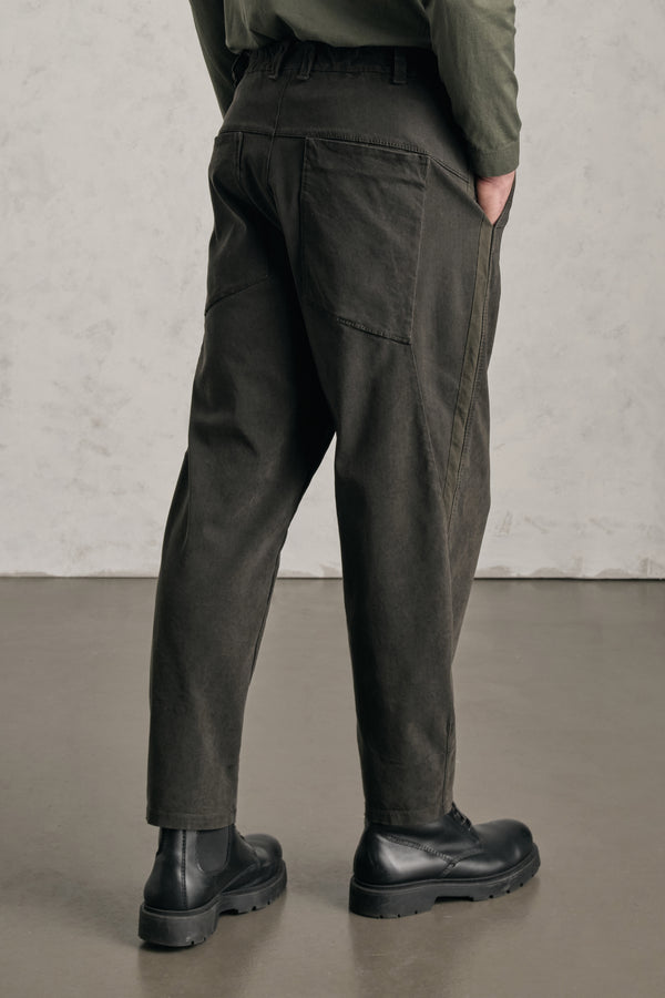Tobi-Hose im Loose Fit aus Tencel-Modal-Stretch, gebürstet | 1019.CFUTREB111.U09