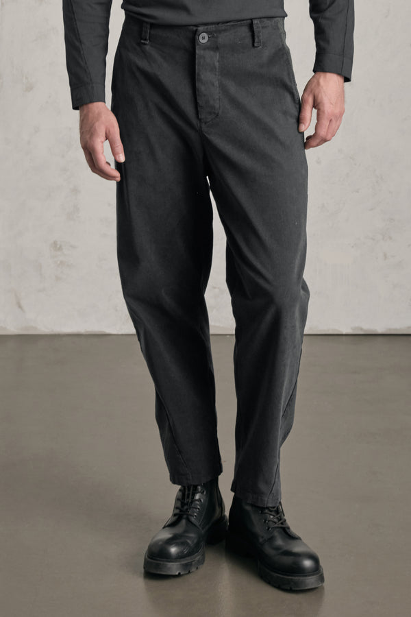 Pantalone tobi loose-fit in tencell e modal stretch smerigliato | 1019.CFUTREB111.U12