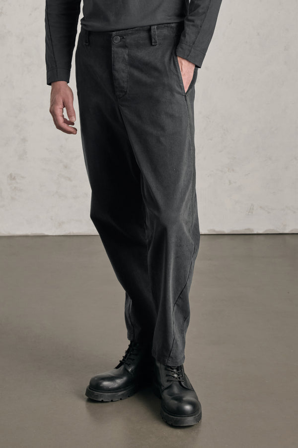 Pantalone tobi loose-fit in tencell e modal stretch smerigliato | 1019.CFUTREB111.U12
