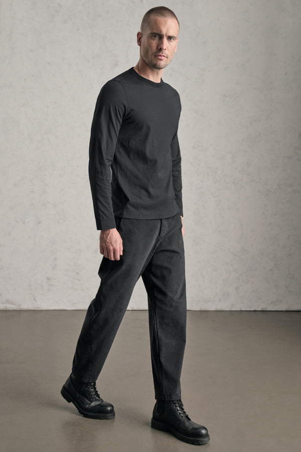 Pantalone tobi loose-fit in tencell e modal stretch smerigliato | 1019.CFUTREB111.U12
