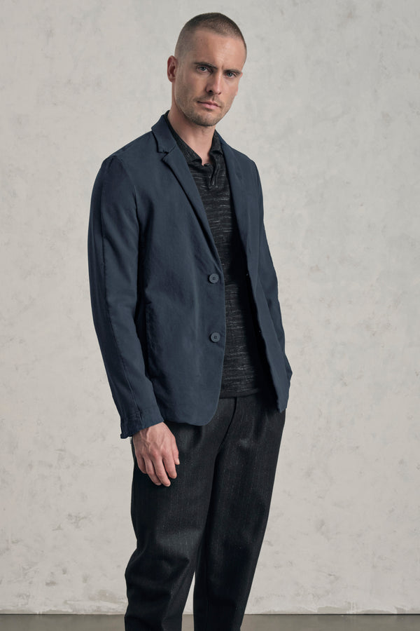 Regular-fit jacket in tencell and stretch modal | 1019.CFUTREB113.U05