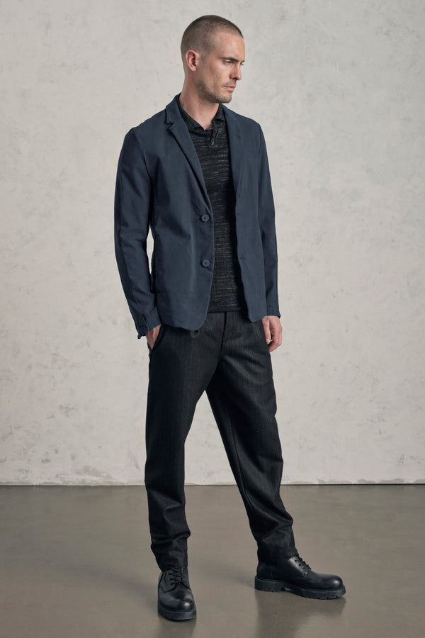 Regular-fit jacket in tencell and stretch modal | 1019.CFUTREB113.U05