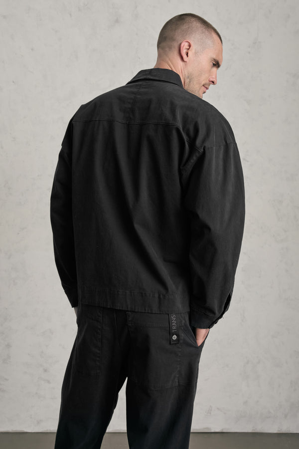 Overshirt loose-fit di cotone elastico | 1019.CFUTREC122.U10