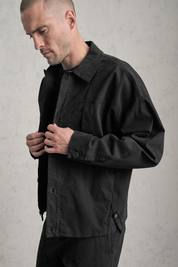 Overshirt loose-fit di cotone elastico | 1019.CFUTREC122.U10