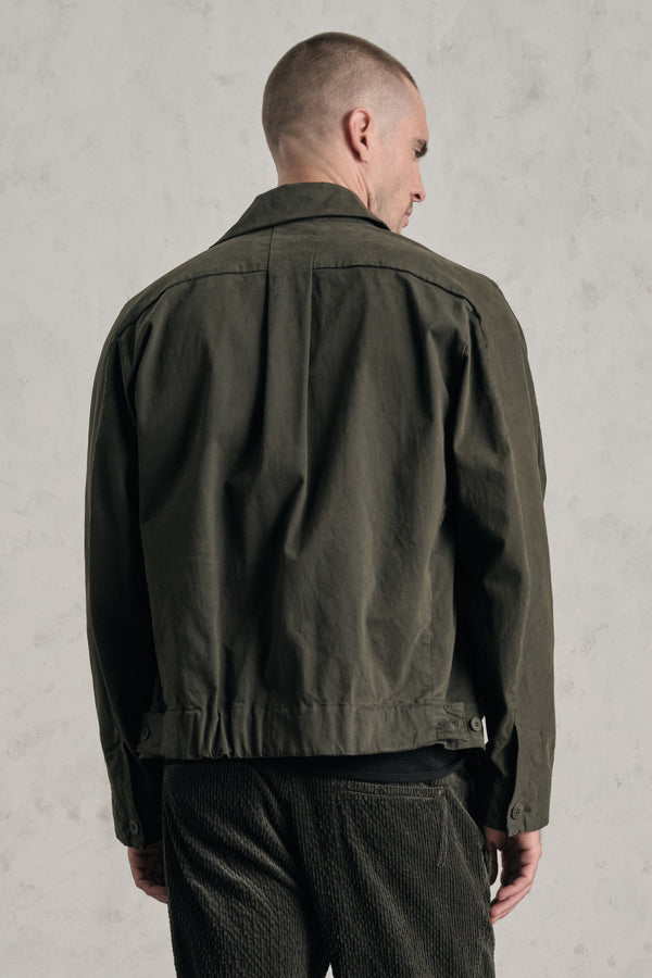 Caban loose-fit in cotone elastico | 1019.CFUTREC123.U09
