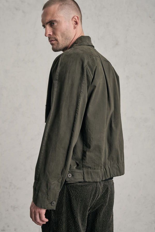 Caban loose-fit in cotone elastico | 1019.CFUTREC123.U09