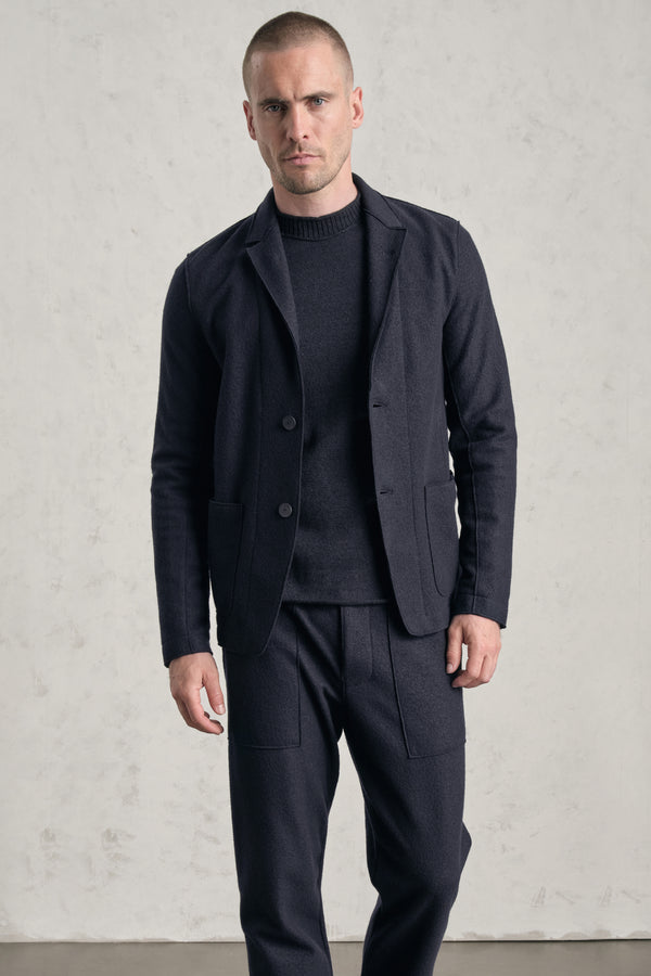 Giacca regular-fit in panno di lana | 1019.CFUTREK202.U05