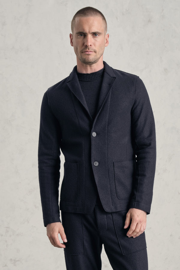 Giacca regular-fit in panno di lana | 1019.CFUTREK202.U05
