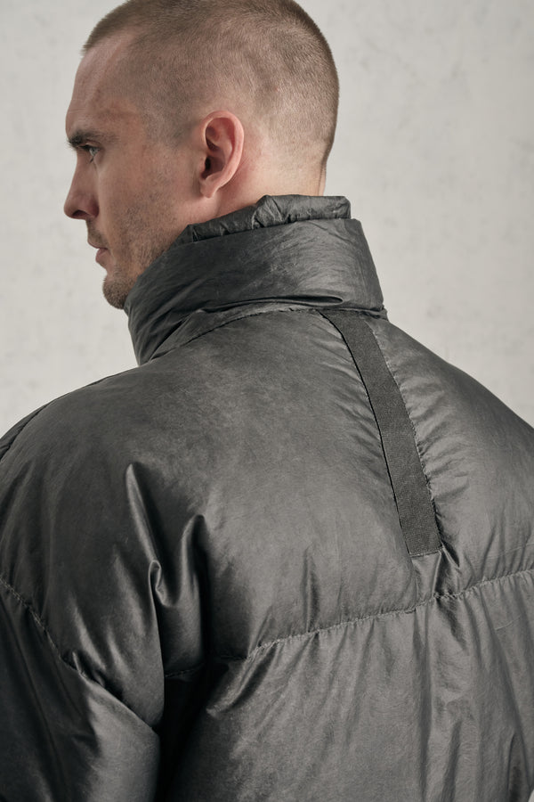 Oversize-Jacke aus Gänsedaunen aus Nylon in Crinkle-Optik außen und innen kaltgefärbt | 1019.CFUTREN233E.U210