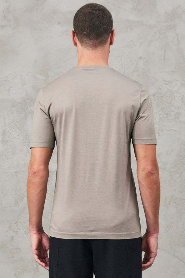 T-shirt coupe droite en jersey de coton supima | 1010.CFUTRV2370.U02