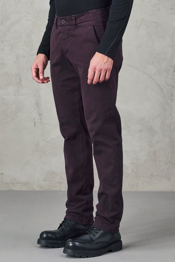 Pantalon chino coupe droite en coton extensible | 1010.CFUTRVA100.U07