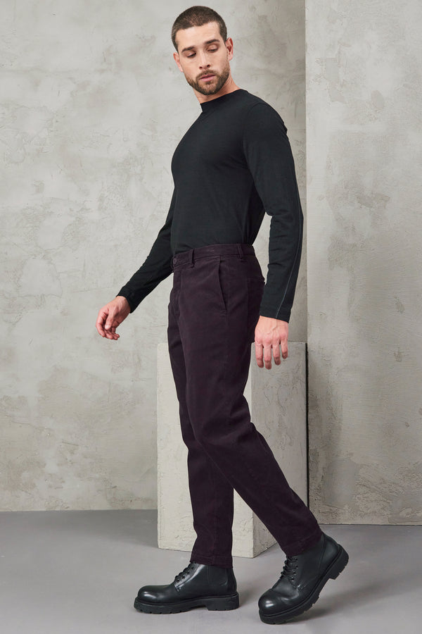 Chinos pant in tencell and stretch modal | 1010.CFUTRVB115.U07