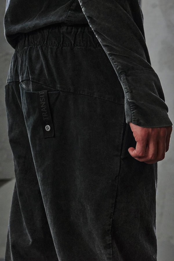 Faded velours oversize overall.zipped opening and double sleeves. elastic waist | 1010.CFUTRVC126S.U512