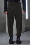 Pantalone cropped oversize in cotone e lana stretch | 1010.CFUTRVF155.U13