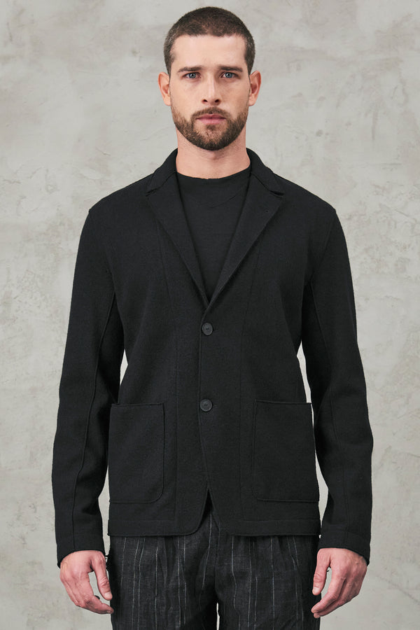 Boiled wool regular-fit jacket | 1010.CFUTRVK202.U10