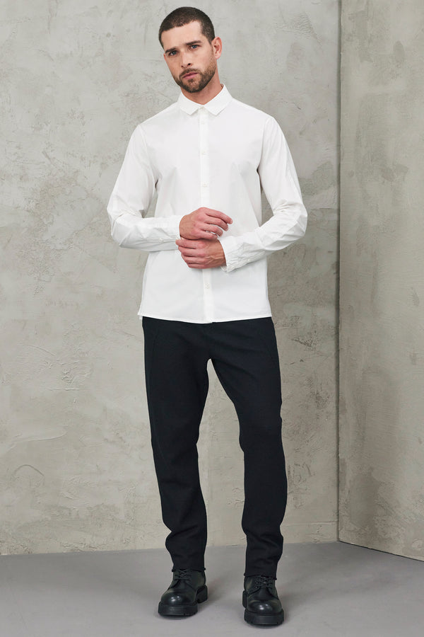 Regular fit shirt in stretch cotton poplin | 1010.CFUTRVT290.U00