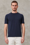 T-shirt im regular fit mit rundhals aus baumwolljersey | 1011.CFUTRW1360.U05