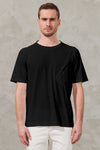 T-shirt im loose fit aus baumwolljersey und popeline mit strickeinsatz | 1011.CFUTRW1361.U10