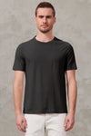 T-shirt ras-de-cou coupe droite en jersey de coton | 1011.CFUTRW1362.U12