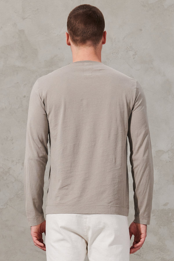 T-shirt in jersey di cotone manica lunga | 1011.CFUTRW1367.U02