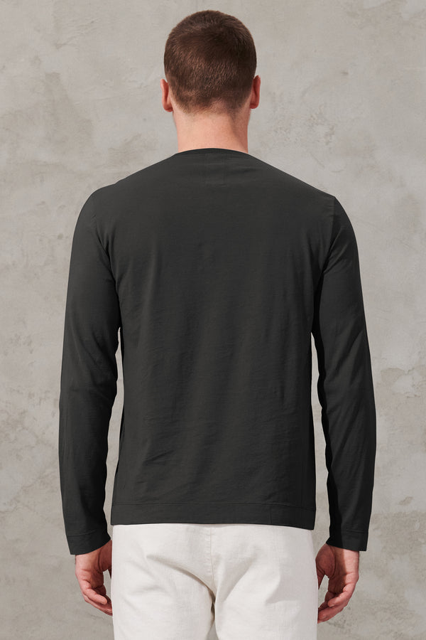 T-shirt in jersey di cotone manica lunga | 1011.CFUTRW1367.U12