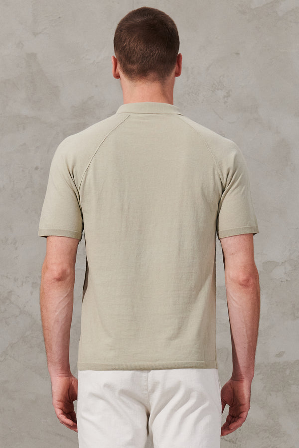 Poloshirt aus strick aus baumwollkrepp | 1011.CFUTRW7423.U02