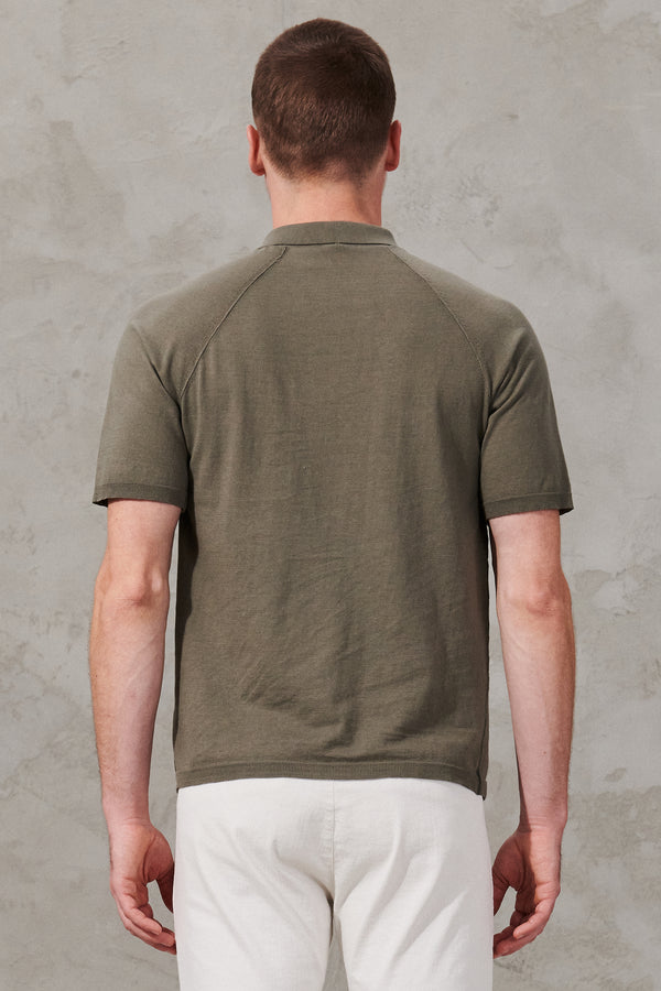 Poloshirt aus strick aus baumwollkrepp | 1011.CFUTRW7423.U13