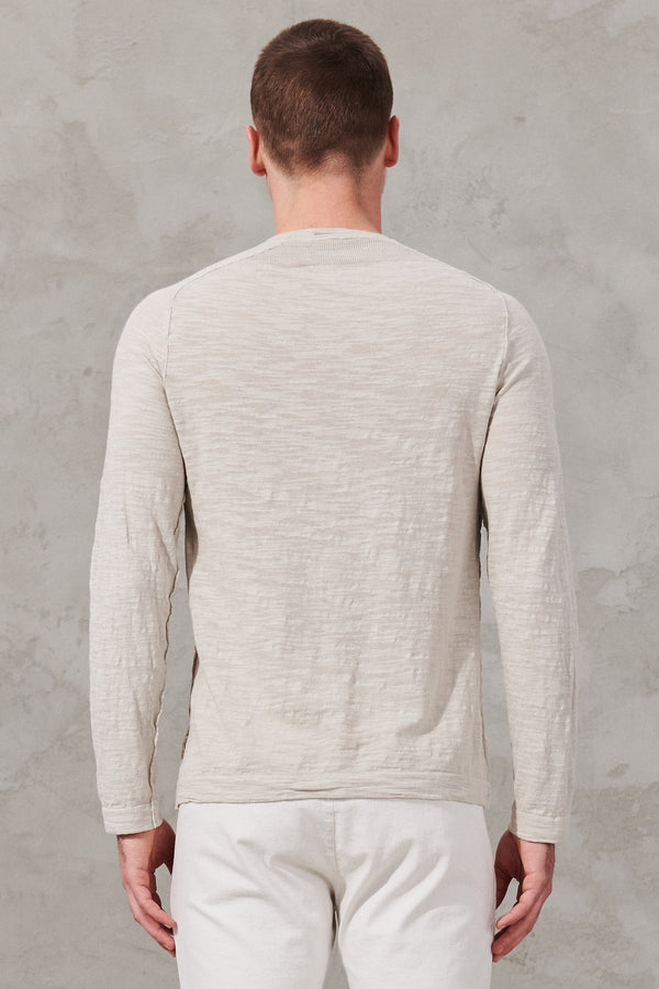 Slub cotton long-sleeved shirt | 1011.CFUTRW8430.U02