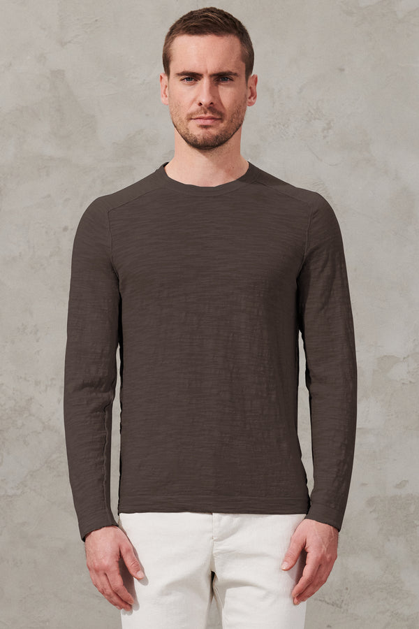 Slub cotton longsleeved shirt 1011.CFUTRW8430.U16 Transit