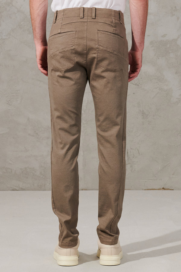 Pantalon 5 poches coupe slim en de coton extensible | 1011.CFUTRWA102.U13