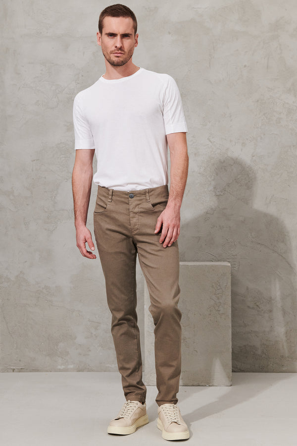5-pocket slim-fit trousers in stretch cotton | 1011.CFUTRWA102.U13