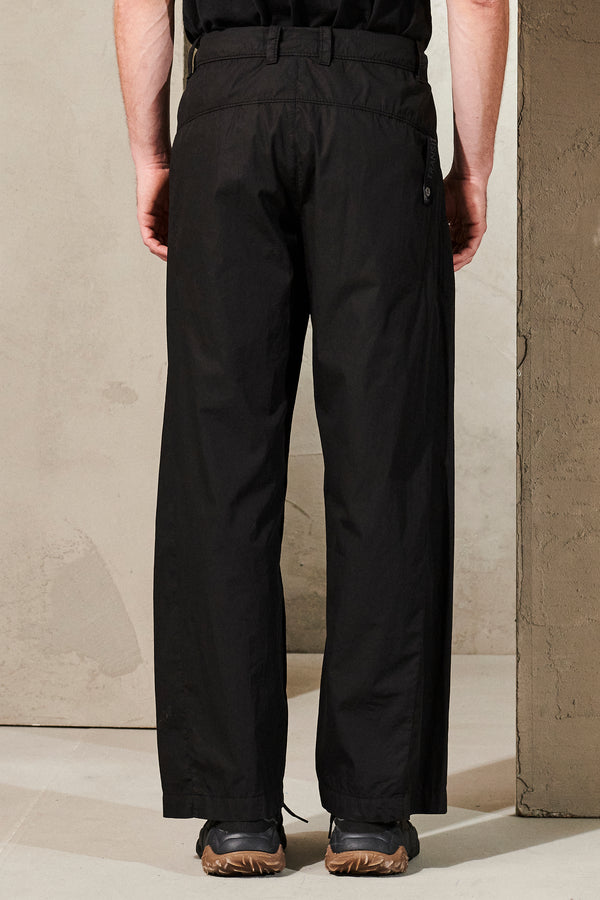 Pantalone wide-fit in tela di cotone | 1011.CFUTRWB116.U10