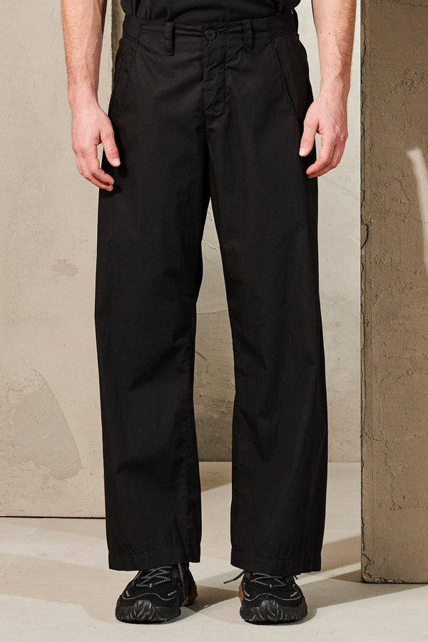 Pantalone wide-fit in tela di cotone | 1011.CFUTRWB116.U10