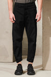Pantalon cropped en drill de coton extensible avec coupe ergonomique | 1011.CFUTRWC121.U10