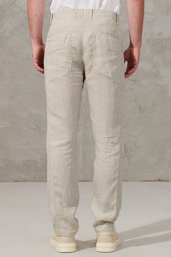 Pantalone regular-fit di lino | 1011.CFUTRWD130.U02