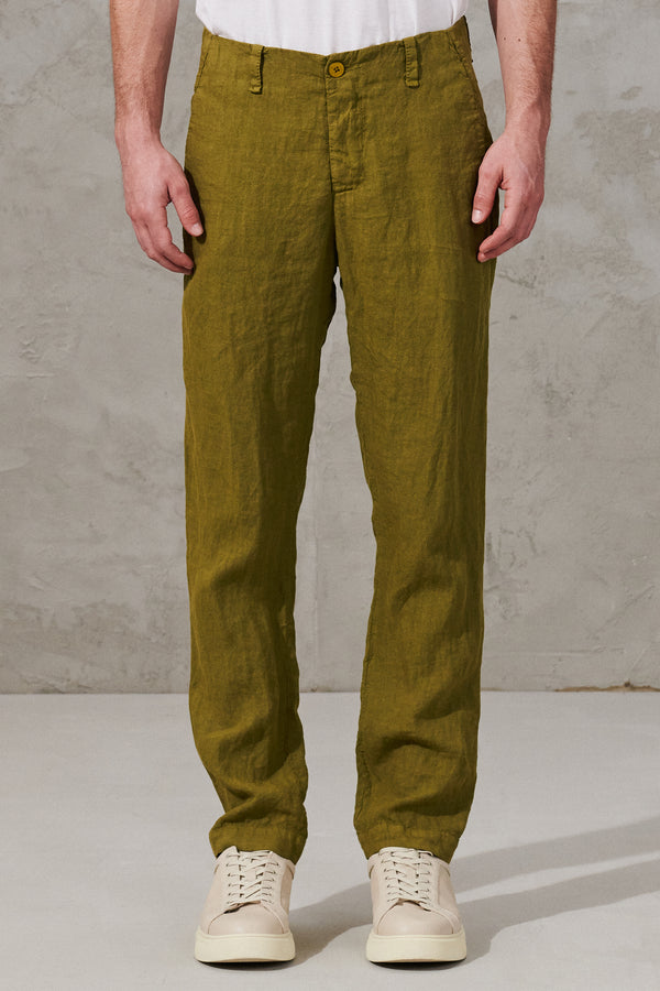 Regular fit-linen trousers | 1011.CFUTRWD130.U08