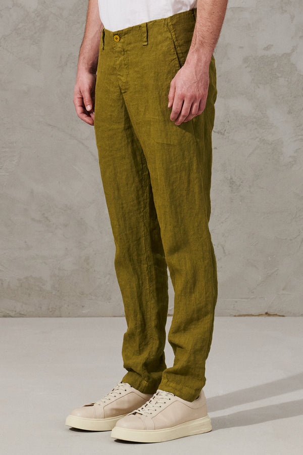 Regular fit-linen trousers | 1011.CFUTRWD130.U08