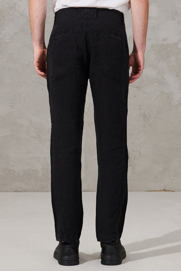 Regular fit-linen trousers | 1011.CFUTRWD130.U10