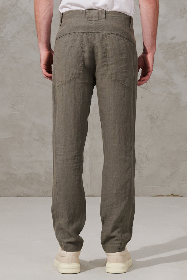 Pantalon coupe droite en lin | 1011.CFUTRWD130.U13