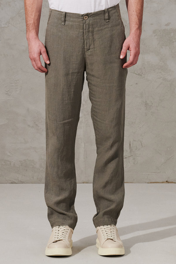 Regular fit-linen trousers | 1011.CFUTRWD130.U13